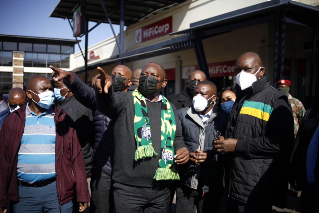 South Africa’s Leader Vows To Restore Order, Catch Plotters