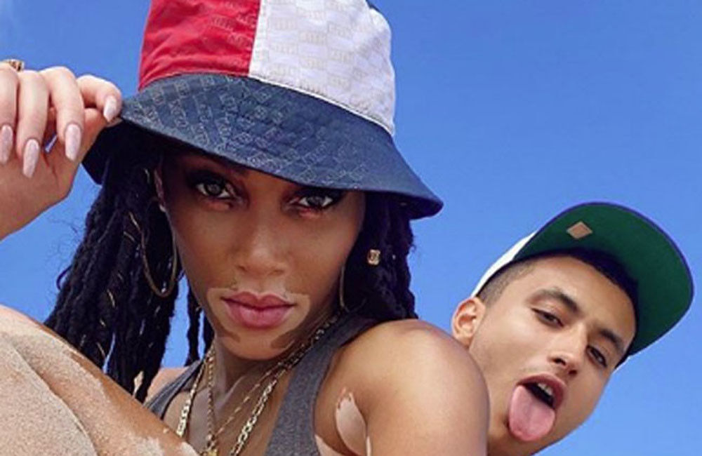 Winnie Harlow Teaches Kyle Kuzma About Skincare