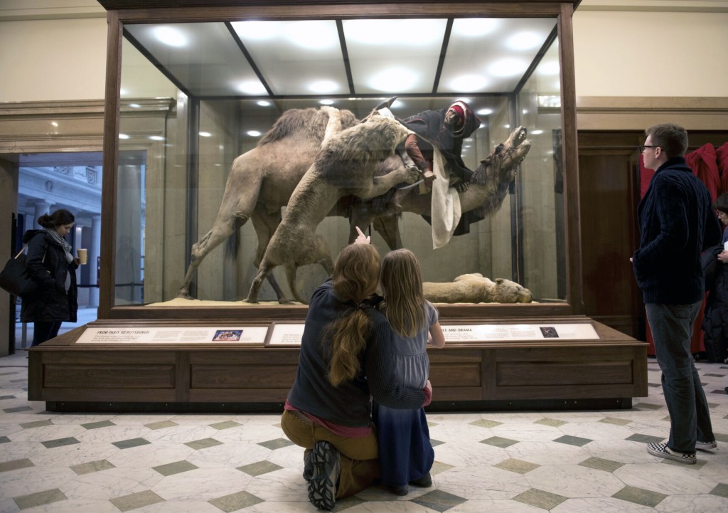 Pittsburgh Museum Returns Lion Attack Display To Public View