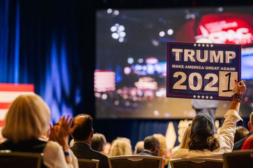 Trump’s False Election Claims Persist At Conservative Gathering In Texas