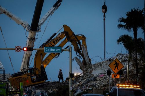 Rescue Teams Are Able To Work More Quickly Now At The Surfside Condo Collapse Site