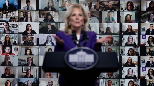 First Lady Jill Biden’s Team ‘assessing The Feasibility’ Of Attending The Tokyo Olympics