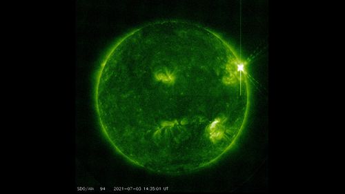 Massive X Class Solar Flare Erupted From Sun