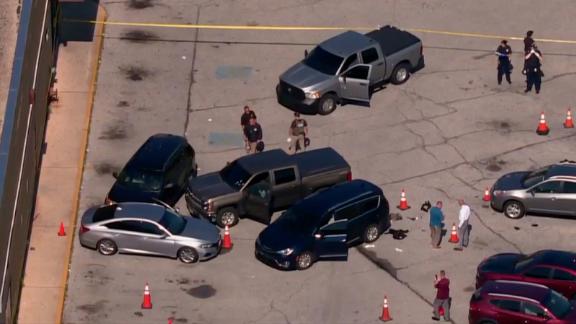 2 Officers Injured And Homicide Suspect Dead In Shooting Near Baltimore Mall, Police Say