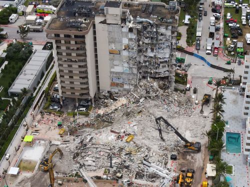 Rescue Efforts At A Florida Condo Building Challenged By Threat Of Collapse And An Approaching Storm