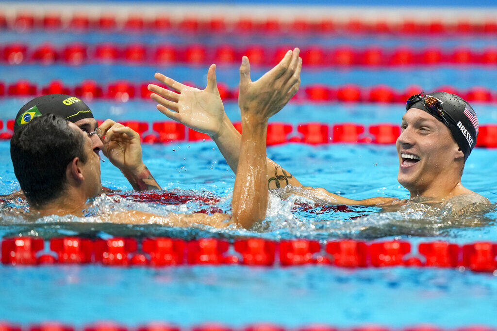 American Caeleb Dressel Wins 50 Freestyle For 4th Olympic Gold In Tokyo