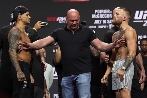 Dustin Poirier Beats Conor Mcgregor With A Tko In Ufc 264 After Mcgregor Appears To Have Broken His Leg Or Ankle