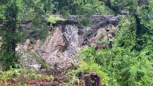 Landslide Closes Train Service In West Haven