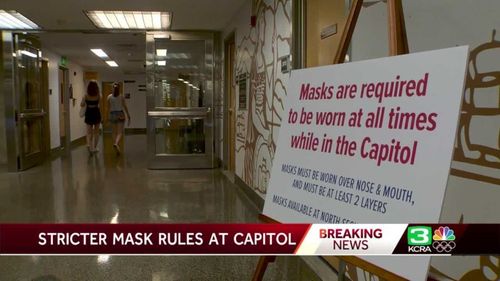 Stricter Mask Rules Back At California Capitol After Covid Outbreak