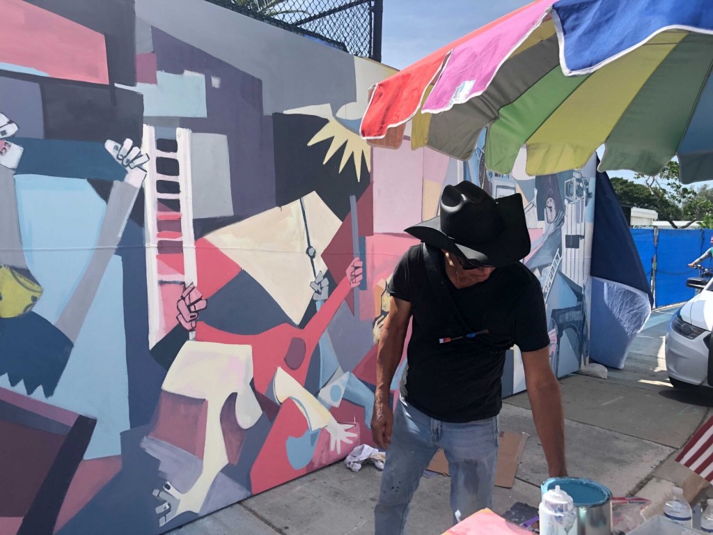 Artist Uses His Brush To Turn Surfside’s Pain Into Hope