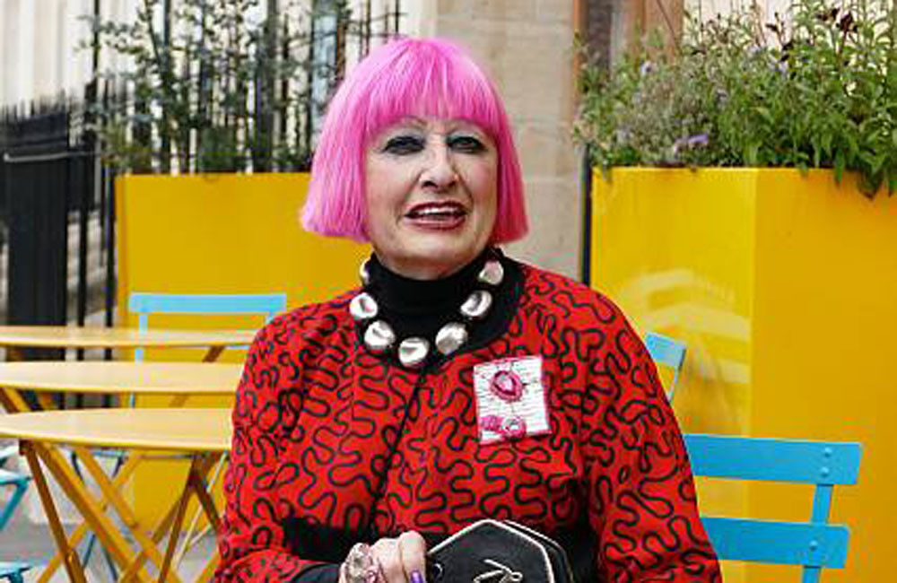 Zandra Rhodes Was Determined To Finish Work Projects