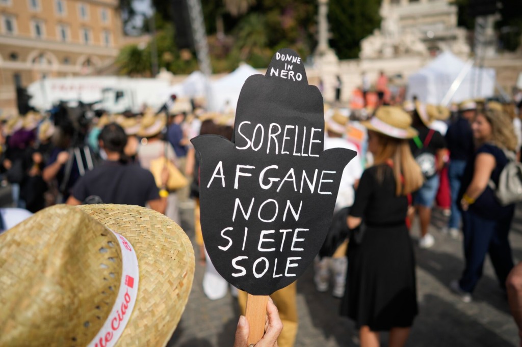 Italians Come Out To Demand Support For Afghan Women