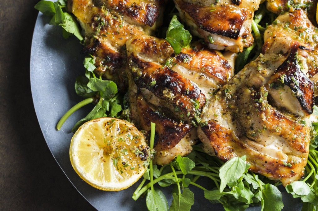 Lemony Marinade Does Double Duty For Roasted Chicken
