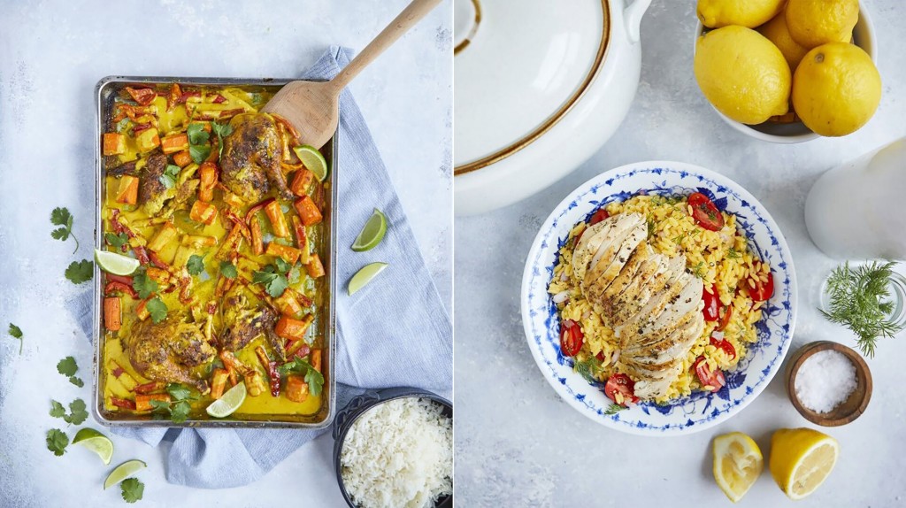 Roast Chicken With Herbs Leads To A Curried Chicken Dish
