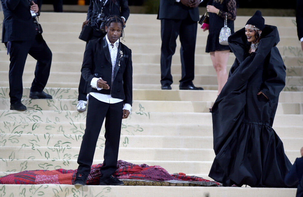 Rihanna And A$ap Rocky Didn’t Plan Matching Met Gala Outfits