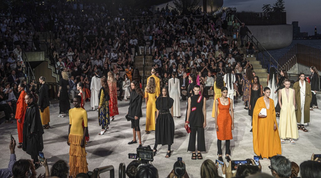Against A Stunning River Sunset, Proenza Schouler Returns