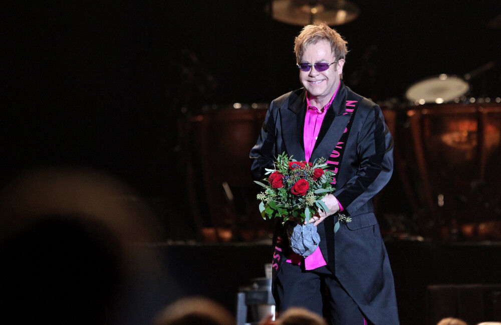 Sir Elton John Performing At Bst Hyde Park 2022