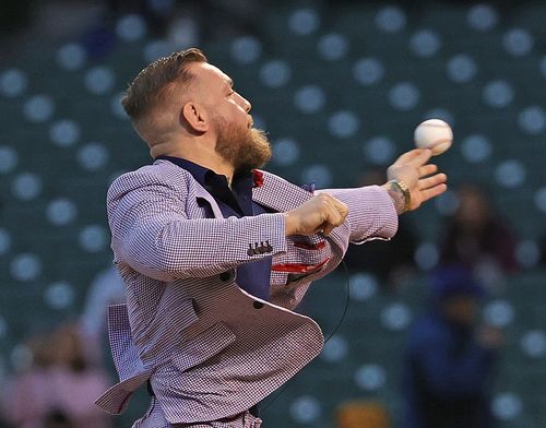 Conor Mcgregor’s Ceremonial First Pitch At The Cubs Game Was … Out There
