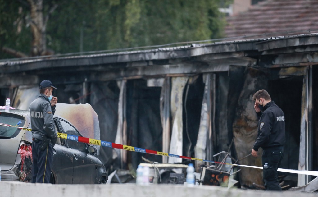 N. Macedonia: Blaze At Covid 19 Field Hospital Kills 14