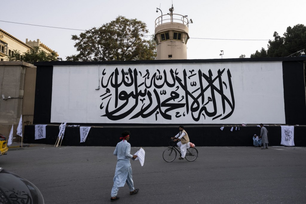 Taliban Flag Rises Over Seat Of Power On Fateful Anniversary
