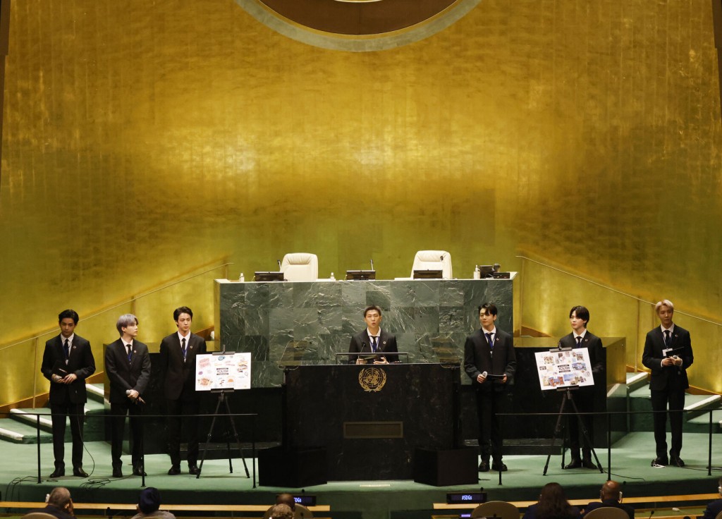 K Pop Stars Bts Dip Into Global Diplomacy At Un Gathering