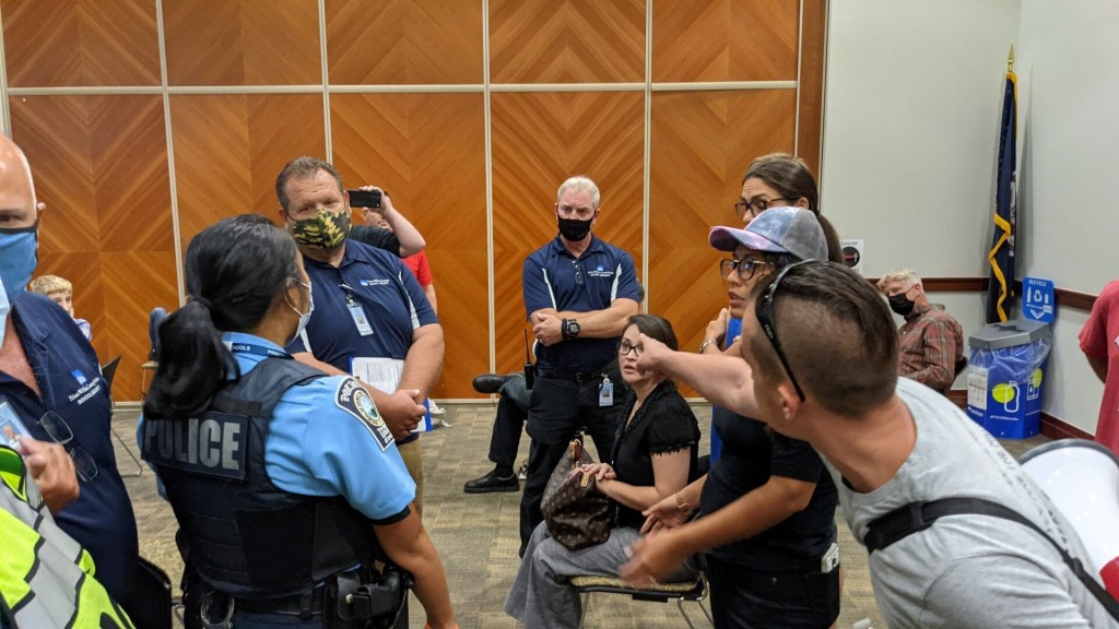Video: Prince William School Board Meeting Cleared Due To Unruly Crowd