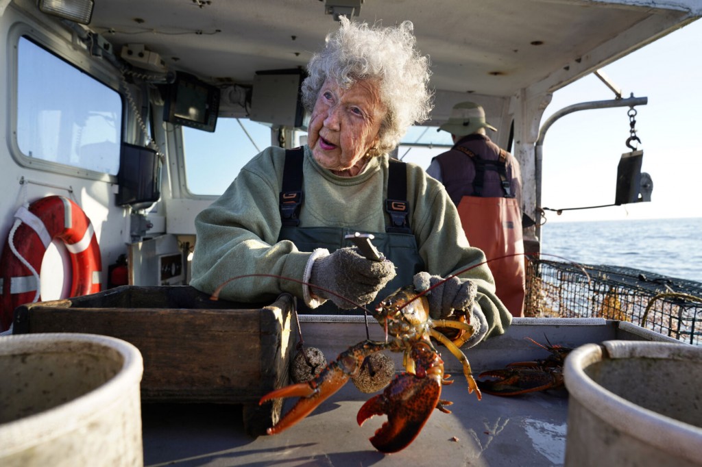 At 101, She’s Still Hauling Lobsters With No Plans To Stop