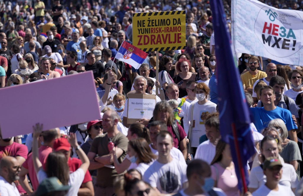 Serbs Protest Against Lithium Mining, Other Eco Problems