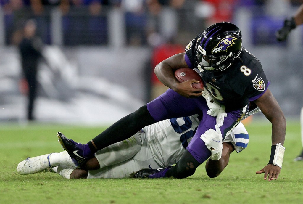 Qb Lamar Jackson Dazzles As Ravens Erase 16 Point Deficit To Stun Colts In Overtime, 31 25