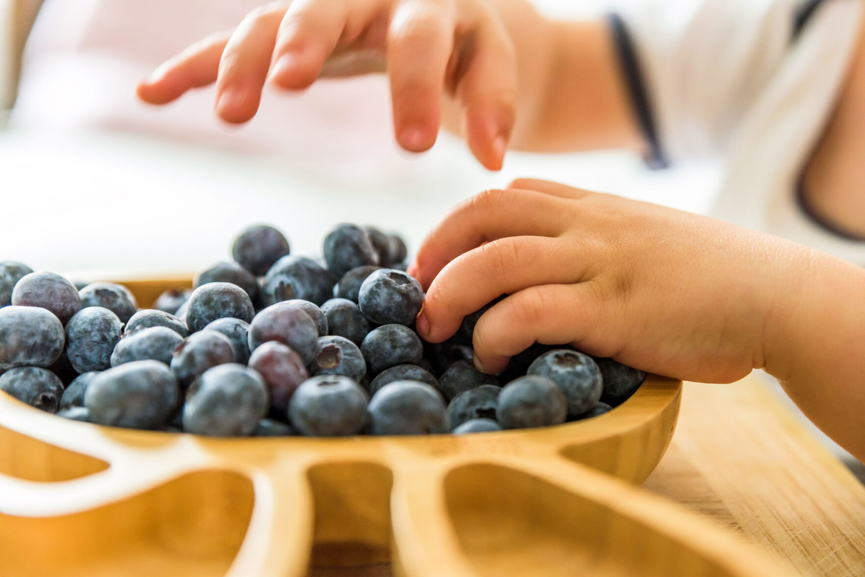 <p>Children should consume a variety of foods from the five major food groups. Each food group supplies important nutrients, including vitamins and minerals.</p>