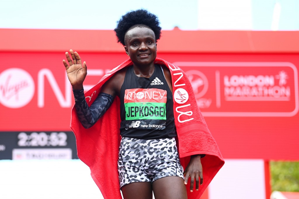 Kenya’s Joyciline Jepkosgei Races To Victory In Women’s London Marathon
