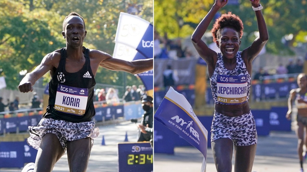 Albert Korir And Peres Jepchirchir Win 2021 New York City Marathon