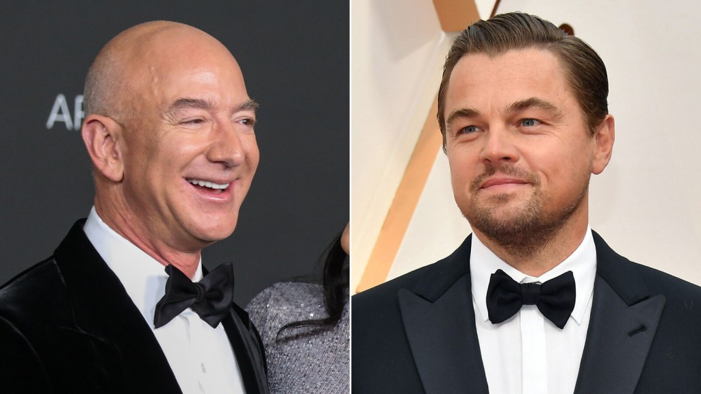 Jeff Bezos Has Fun With Girlfriend’s Leonardo Dicaprio Moment