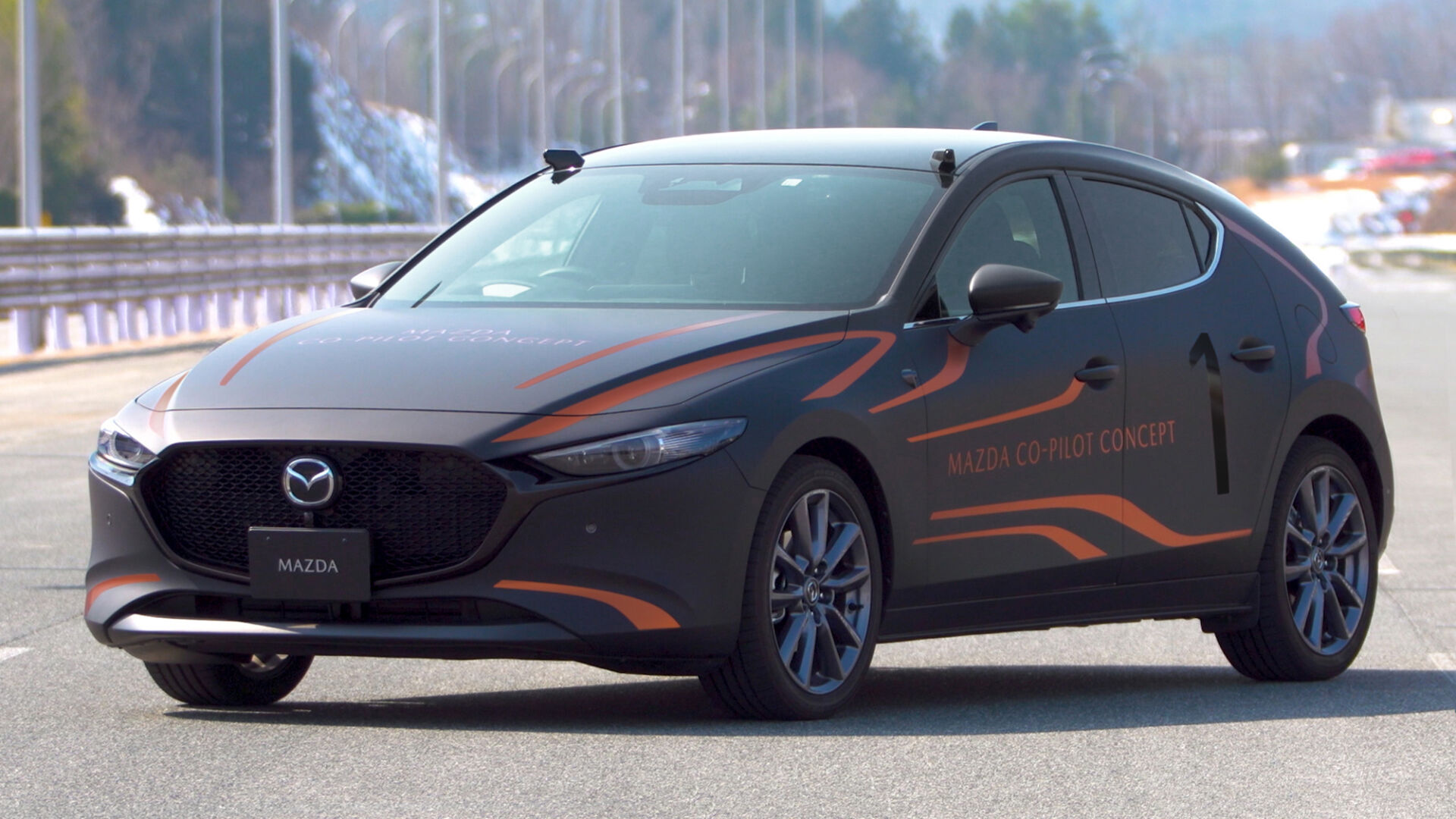 <p>This photo provided by Mazda Motor Corp. shows the Mazda Co-Pilot Concept car.</p>