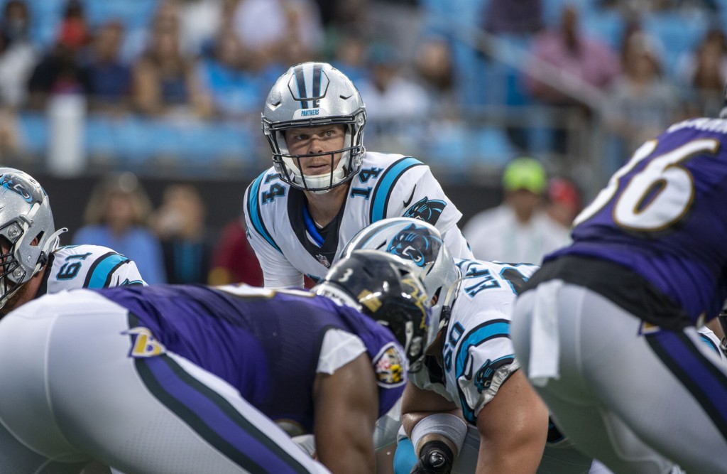 Panthers Qb Sam Darnold Likely Out Several Weeks With Shoulder Injury