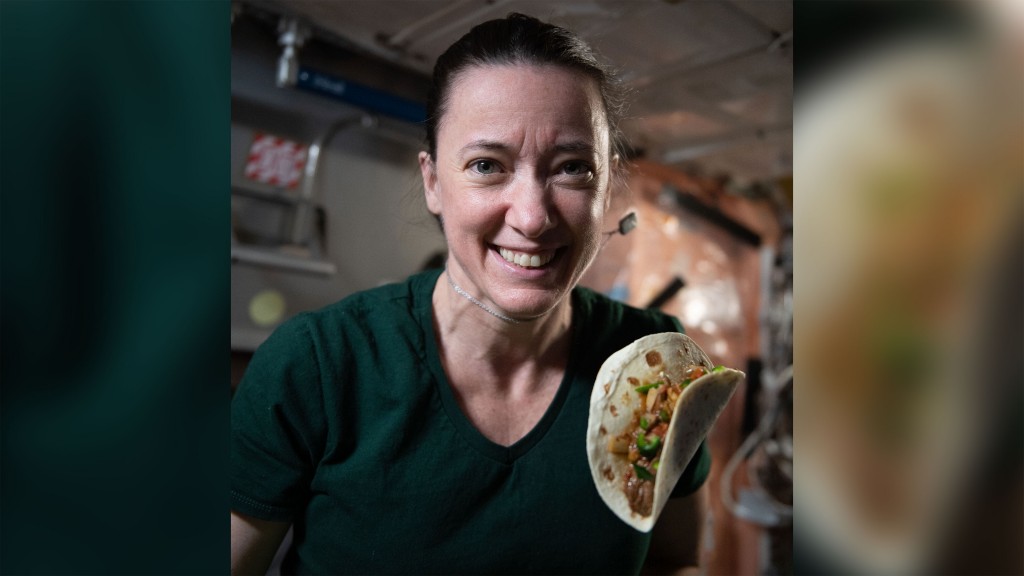 Astronauts Celebrate Record Breaking Chile Harvest In Space With Taco Night