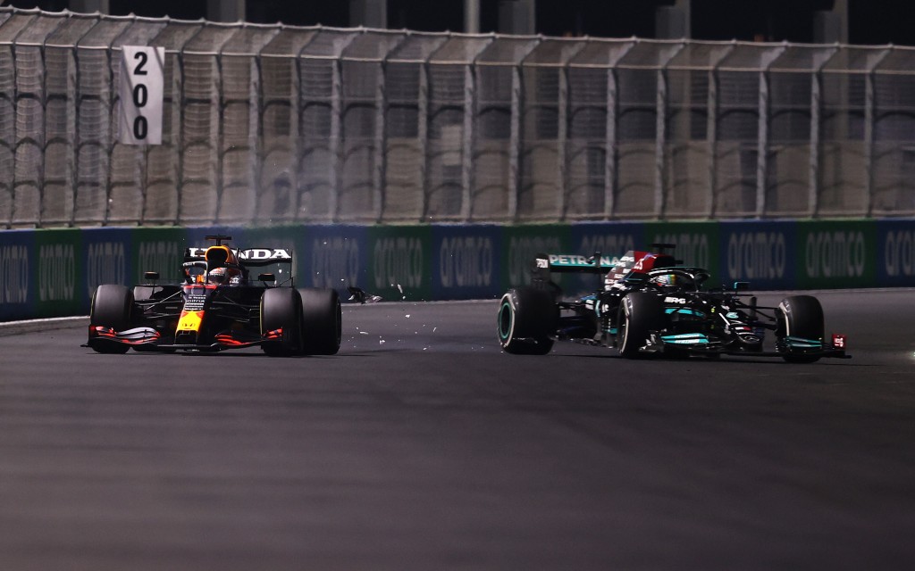 Lewis Hamilton Accuses Max Verstappen Of ‘being Over The Limit’ After Thrilling Saudi Arabian Gp