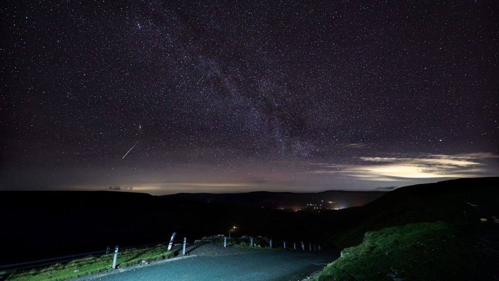 A Christmas Week Meteor Shower In The Night Sky