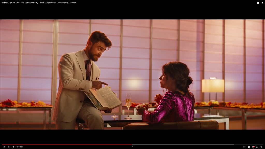 Daniel Radcliffe Is A Maniacal Rich Guy In ‘the Lost City’ Trailer