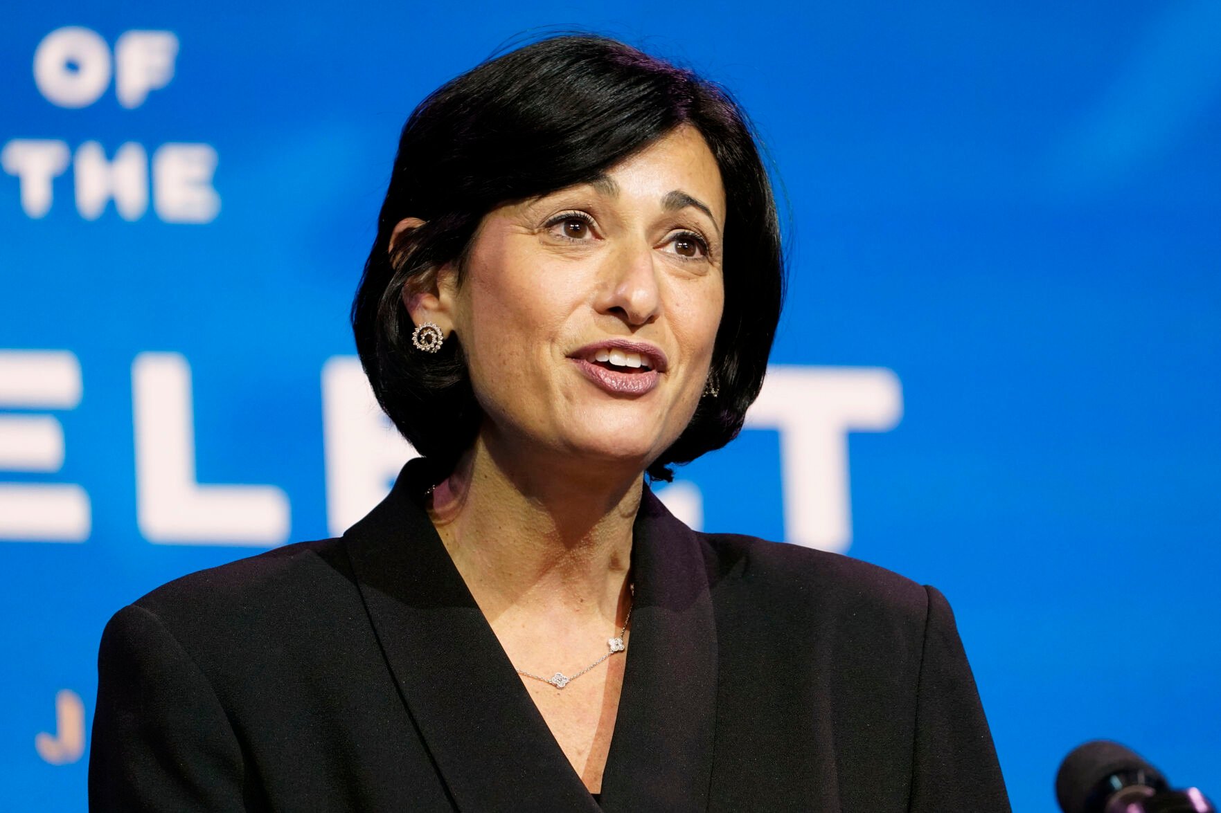 <p>FILE - Dr. Rochelle Walensky, director of the Centers for Disease Control and Prevention, speaks during an event on Dec. 8, 2020, in Wilmington, Del. ABC News is under fire for how it edited an interview that CDC Director Rochelle Walensky gave to "Good Morning America." </p>