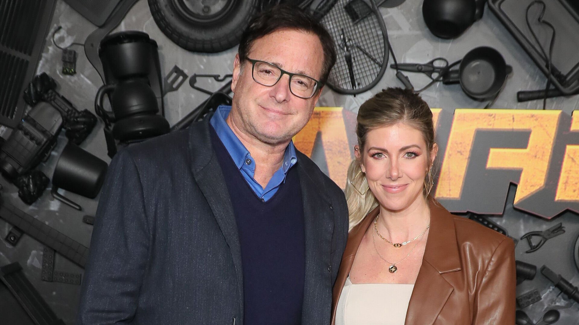 <p>Kelly Rizzo, pictured here, on December 8, 2021 in Los Angeles, California, alongside husband Bob Saget remembered him in an emotional interview that aired on the "Today" show and "Good Morning America"</p>