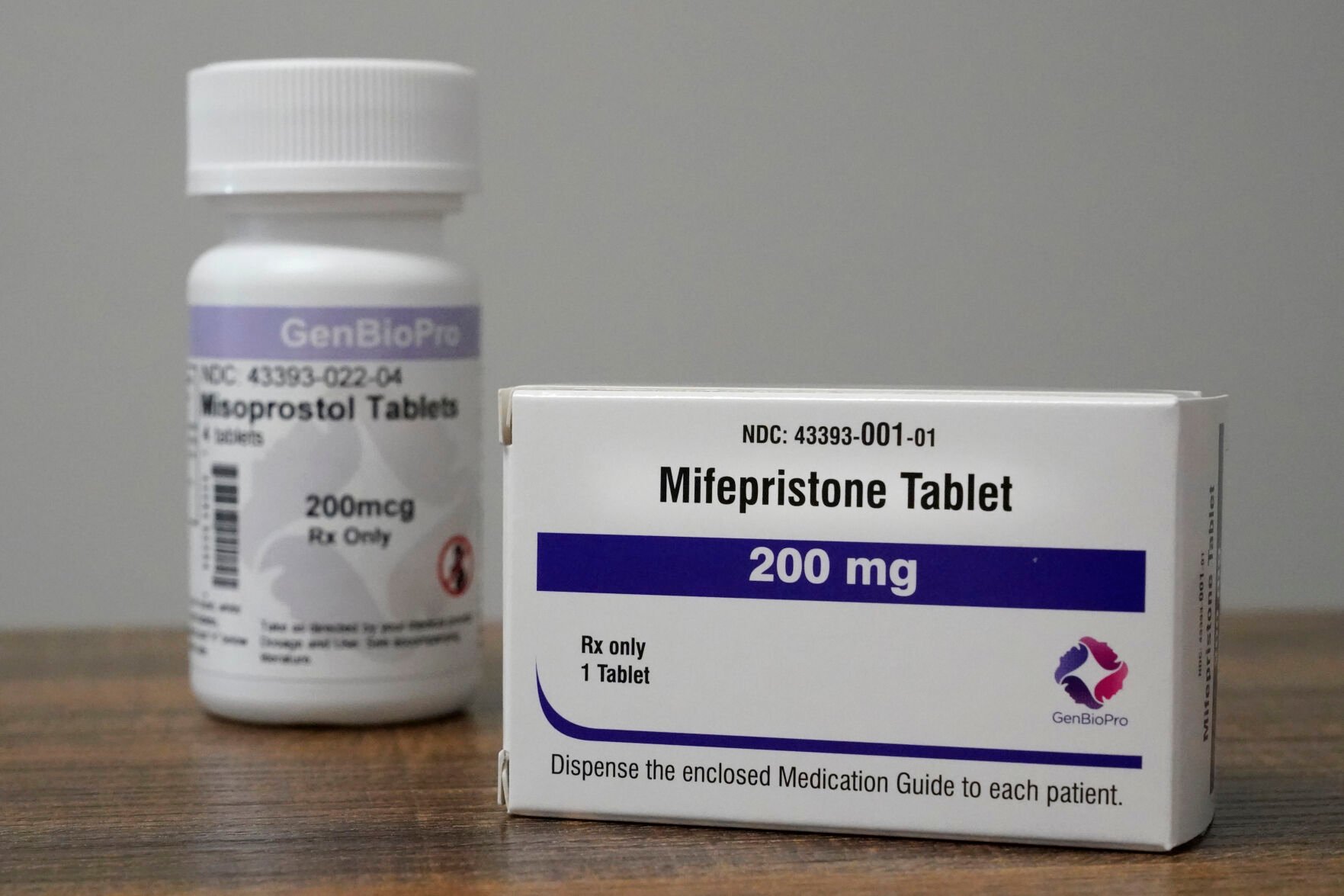 <p>Containers of the medication used to end an early pregnancy sit on a table inside a Planned Parenthood clinic Oct. 29, 2021, in Fairview Heights, Ill.</p>