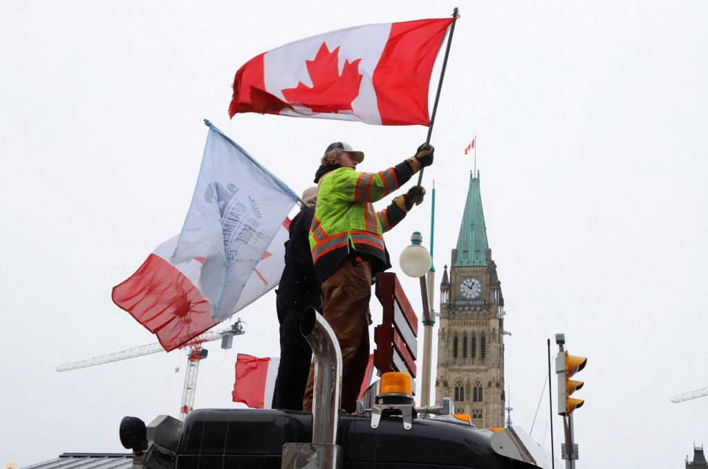 Crippling Protests Over Vaccine Rules In Canada Continue As Reported Hate Related Cases Probed