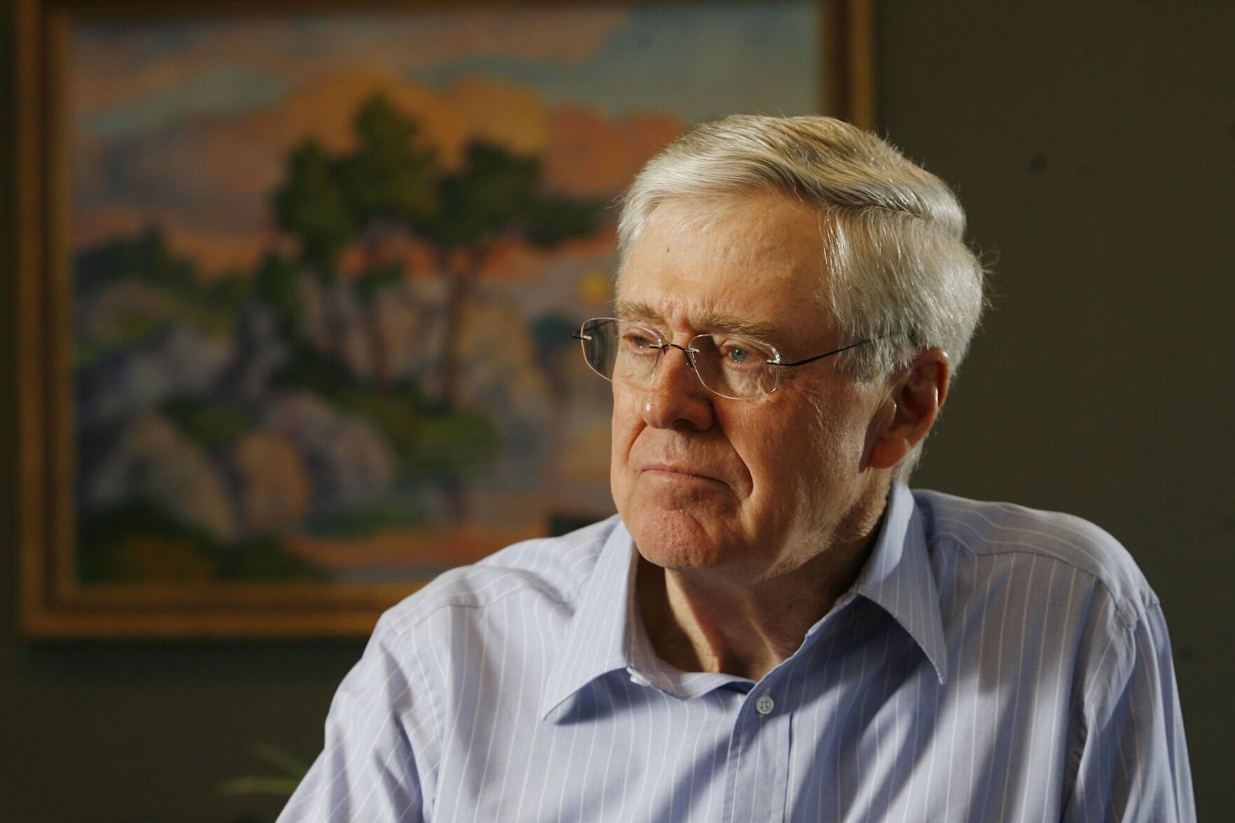 <p>Koch Industries announced it will continue to operate in Russia. Seen here is Charles Koch, head of Koch Industries, in 2007.</p>