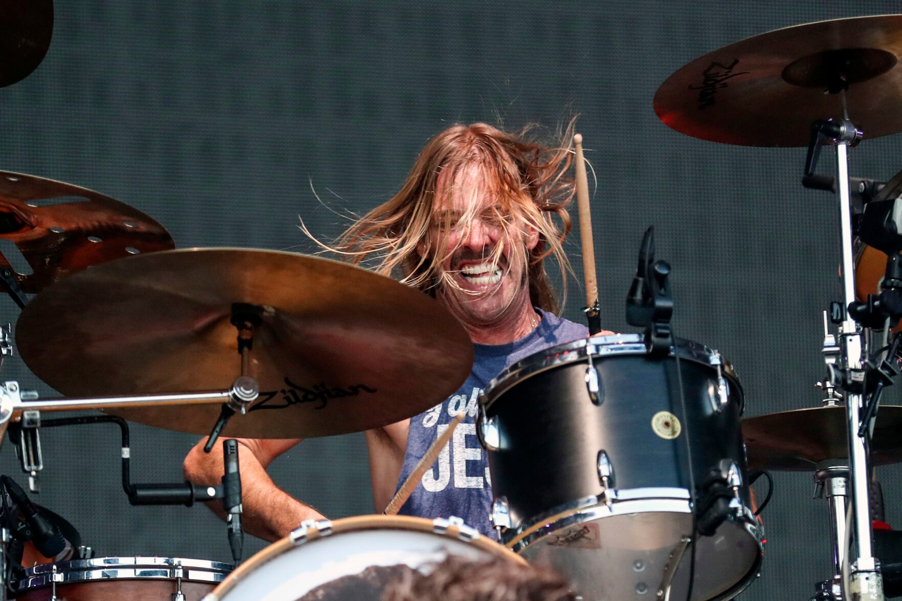 <p>FILE - Taylor Hawkins of the Foo Fighters performs at Pilgrimage Music and Cultural Festival at The Park at Harlinsdale on Sunday, Sept. 22, 2019, in Franklin, Tenn. Hawkins, the longtime drummer for the rock band Foo Fighters, has died, according to reports, Friday, March 25, 2022. He was 50. </p>