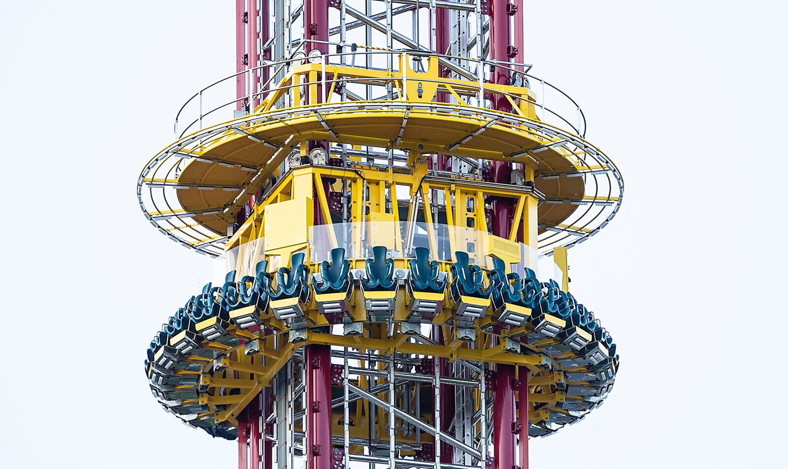 <p>Close up view of the Orlando Free Fall at ICON Park on Friday, March 25, 2022 in Orlando, Fla. A 14-year-old boy fell to his death from a ride at an amusement park in Orlando, sheriff's officials said. </p>