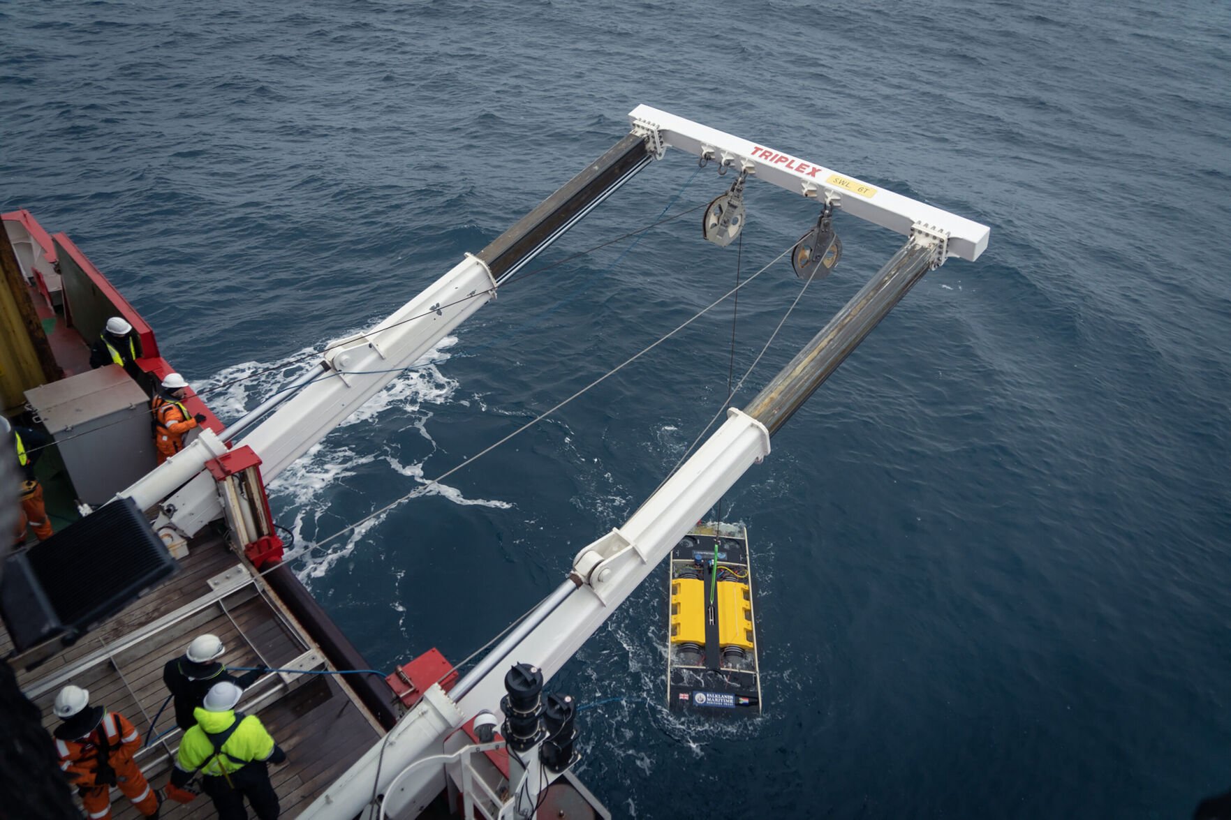 <p>The Endurance22 crew used specially made underwater search vessels to help them locate the wreck.</p>