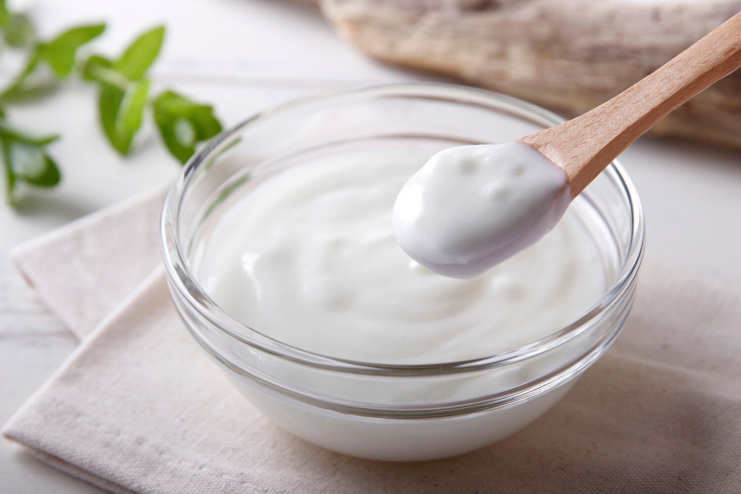 <p>Yogurt is made through lactic acid fermentation and is a great source of probiotics.</p>
