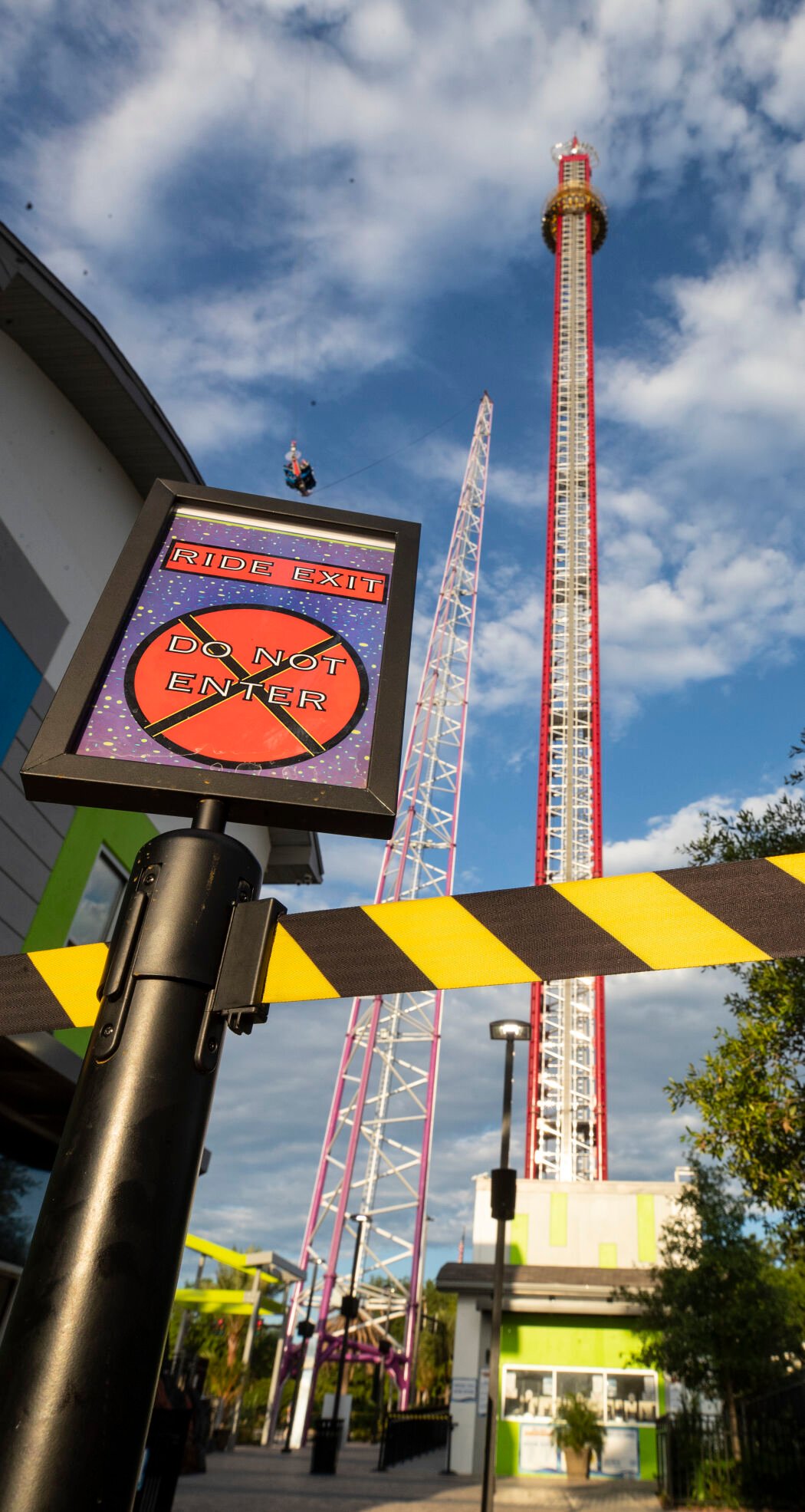 <p>The Orlando Free Fall at ICON Park is shown on Friday, March 25, 2022 in Orlando, Fla. </p>