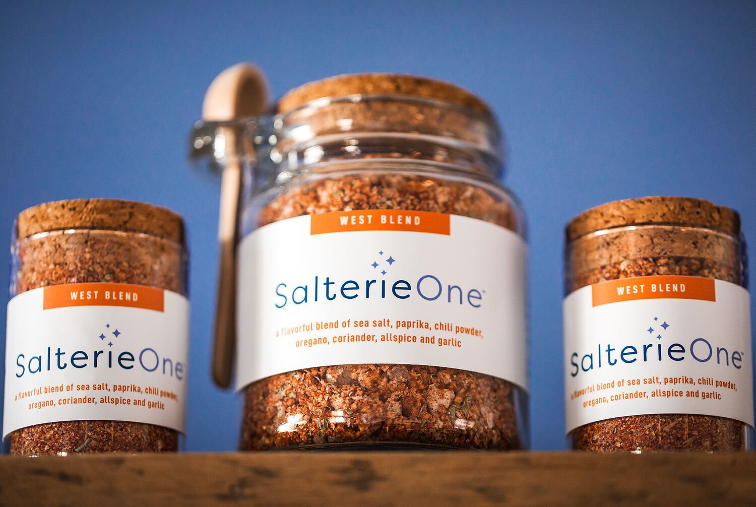 <p>Inspired by America's southwestern cuisines, SalterieOne’s West Blend is a sultry combination of classic sea salt, paprika, chili powder, oregano, coriander, allspice and garlic.</p>